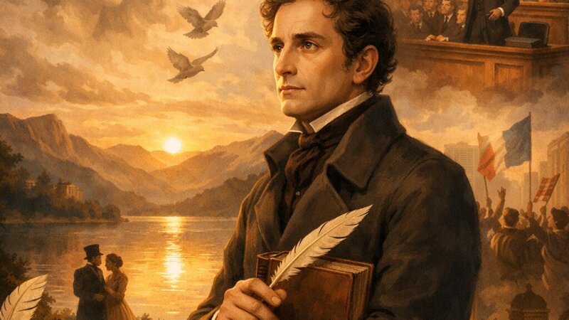 Alphonse de Lamartine : Poète engagé et icône du romantisme français