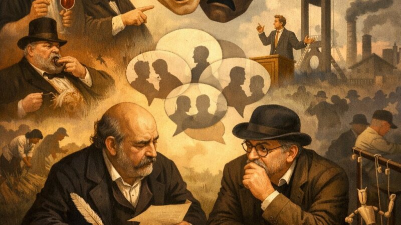 Analyse de la polyphonie et satire sociale dans Bouvard et Pécuchet de Flaubert