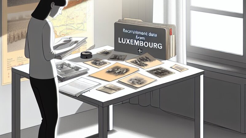 Analyse des données sur le recrutement des Luxembourgeois pendant la Seconde Guerre mondiale