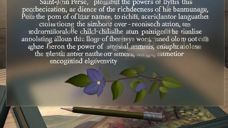 Analyse du recueil poétique Éloges de Saint-John Perse