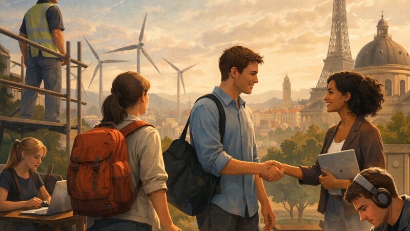 Comment la mobilité internationale peut réduire le chômage des jeunes en Europe