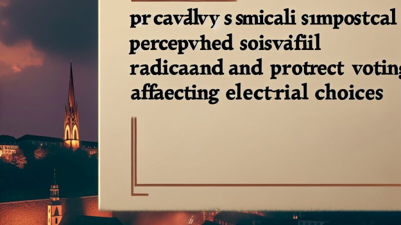 Comment la perception d'écart avec son entourage freine le vote radical et protestataire