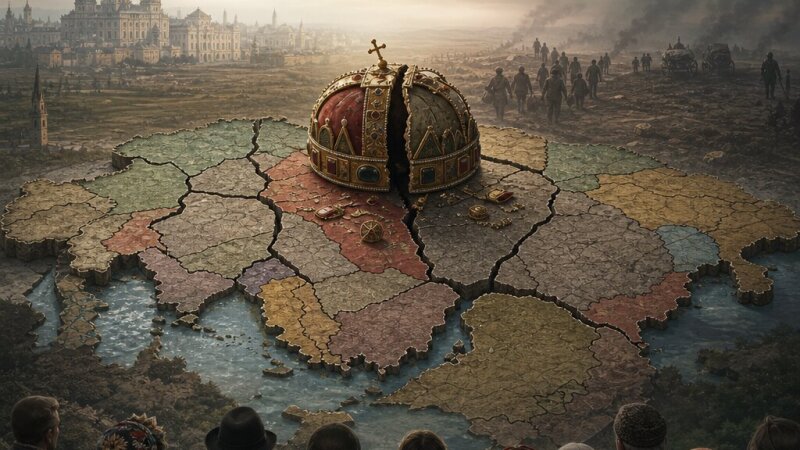Dissolution de l’Empire austro-hongrois : frontières et conséquences