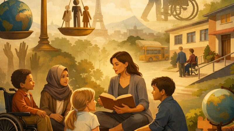 Droits humains et inclusion : enjeux éducatifs sous un regard comparatif