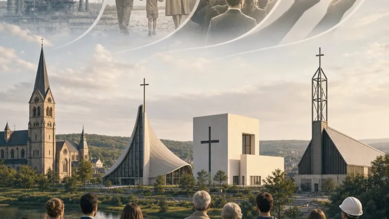 Évolution de la construction d’églises au XXe siècle dans la Grande Région SaarLorLux