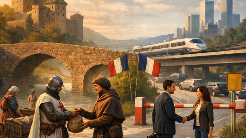 Évolution des interactions au sein de la frontière franco-luxembourgeoise du Moyen Âge à aujourd’hui