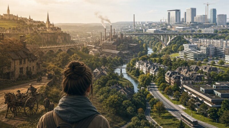 Évolution historique des relations entre ville et périphérie au Luxembourg