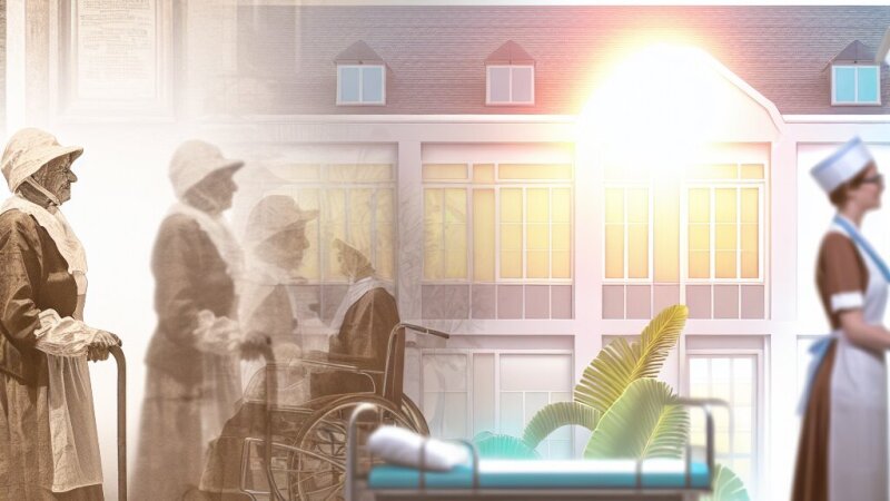 Évolution historique des soins professionnels pour les personnes âgées