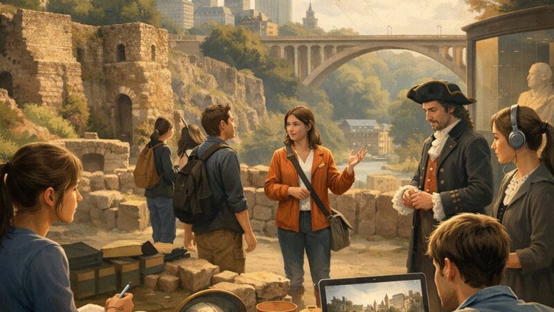 Formation en histoire publique : stage et pratique professionnelle au Luxembourg