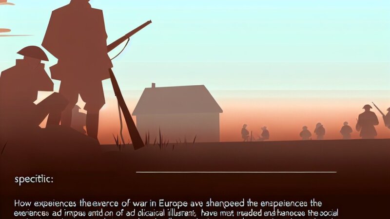 Héritage des expériences de guerre en Europe : impacts sociaux et culturels