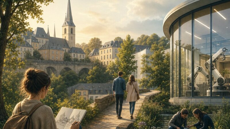 Histoire locale de Luxembourg-Belair : naissance et impact de DIE VILLA à Titan