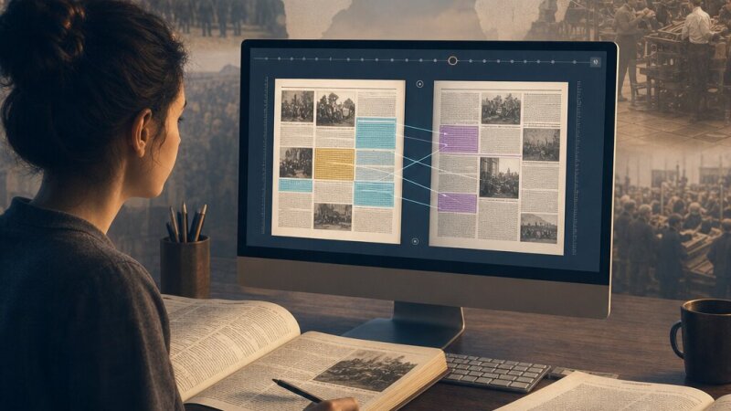 Impresso Inspect and Compare : analyser la presse historique numérisée