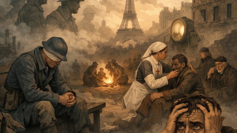 La folie à Paris pendant la Grande Guerre : fragilités et traumatismes