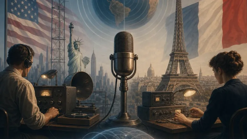 La radio internationale vue par les États-Unis et la France