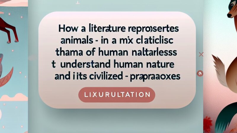 La représentation de l’animal en littérature : entre humanisation et bestialité