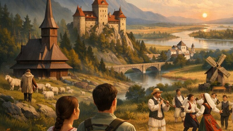 La Roumanie : un carrefour culturel entre montagnes et plaines