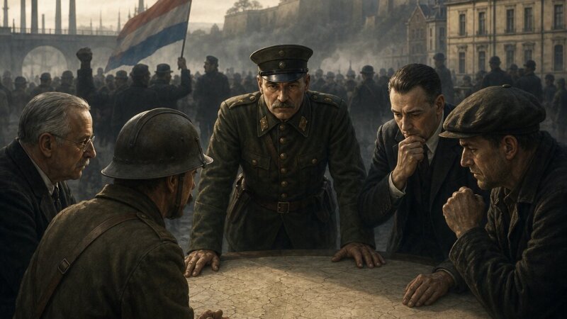 Les acteurs des putschs de 1918-1919 au Luxembourg