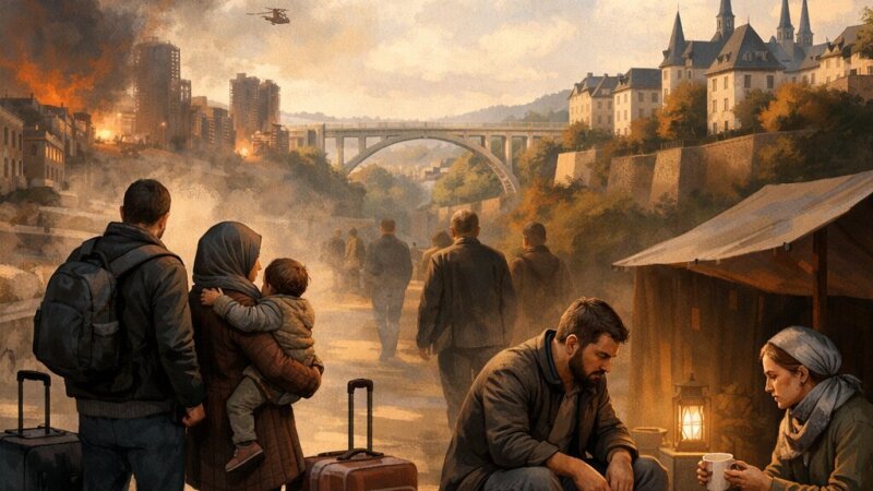 Les défis des étrangers au Luxembourg durant les périodes de guerre