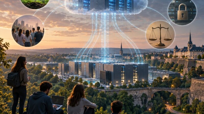 Les infrastructures du Web au Luxembourg : usages, impacts et enjeux de pouvoir