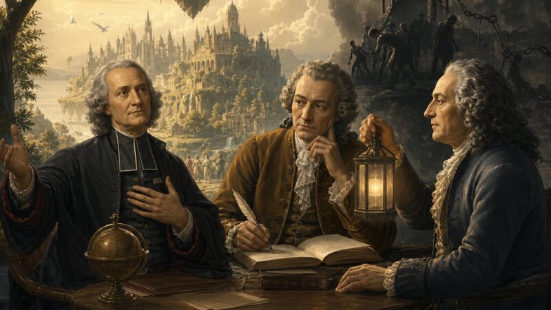 Les récits imaginaires comme critique sociale chez Fénelon, Montesquieu et Voltaire