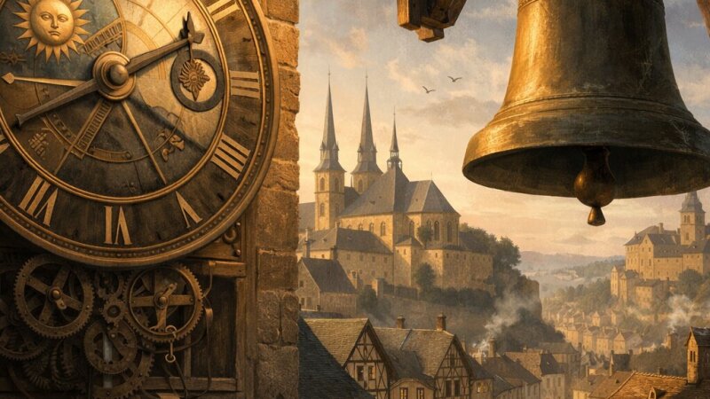 Mesure du temps et rôle des cloches dans la ville médiévale de Luxembourg