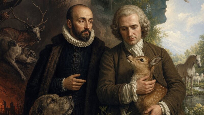 Montaigne et Rousseau : pitié et cruauté envers les animaux