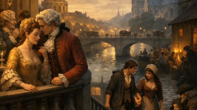 Paris dans Manon Lescaut : reflet des contrastes sociaux et du destin