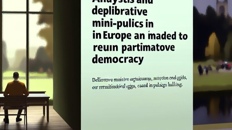 POLITICIZE : Analyse des mini-publics délibératifs en Europe