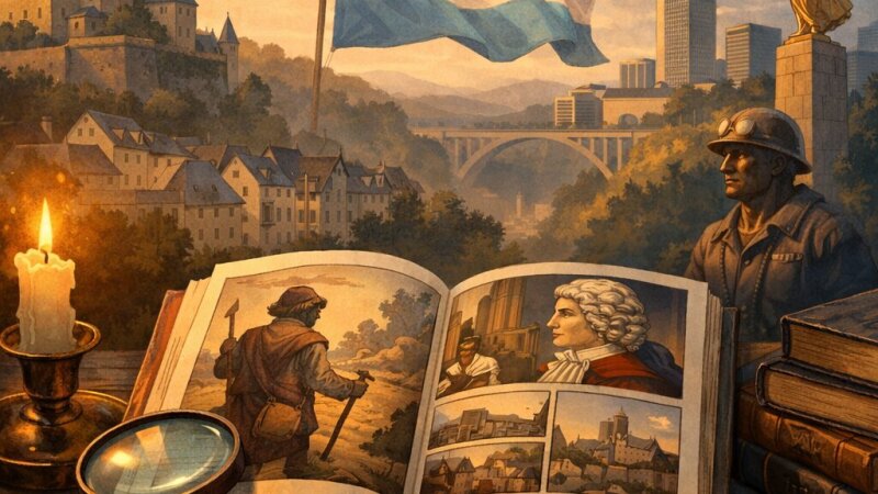 Présentation et analyse de la bande dessinée luxembourgeoise Här a Meeschter