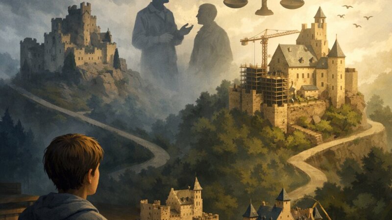 Processus décisionnels et incertitudes dans la reconstruction du château de Larochette