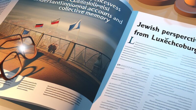 Regards juifs luxembourgeois et tchécoslovaques sur les événements internationaux