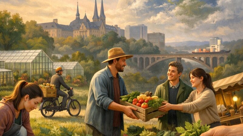 Réseaux alimentaires alternatifs au Luxembourg : engagement local et défis globaux