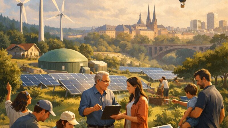 Transition énergétique au Luxembourg : vers une production renouvelable accessible à tous