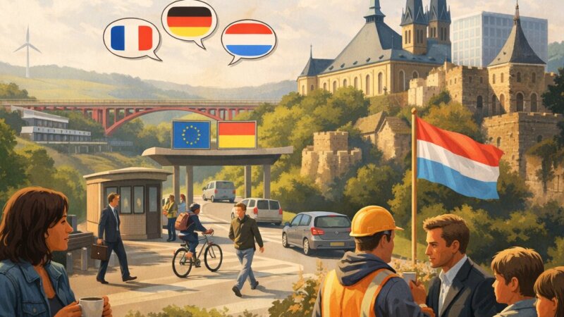 Vivre et travailler en zone frontalière en Europe : langues et réalités quotidiennes